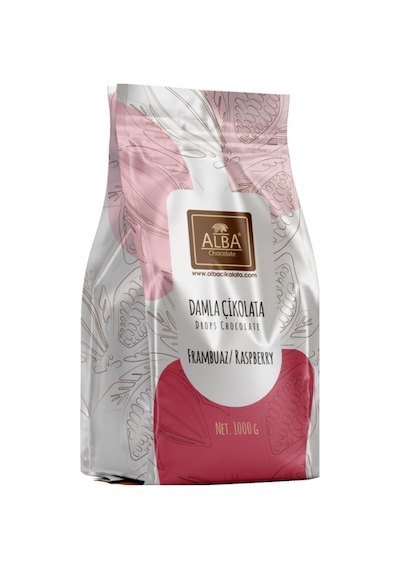 Alba Frambuaz Damla Çikolata 1 Kg