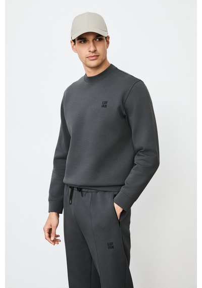 Lufian Grand Erkek Sweatshirt Antrasit Antrasit 112030192100110