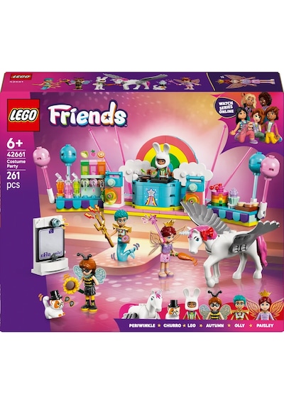 LEGO® Friends Tek Boynuzlu At ve Peri ile Kostüm Partisi 42661 - 6 Yaş ve Üzeri Çocuklar için Yaratıcı Oyuncak Yapım Seti (261 Parça) LEGO® Friends Tek Boynuzlu At ve Peri ile Kostüm Partisi 42661 - 6 Yaş ve Üzeri Çocuklar için Yaratıcı Oyuncak Yapım Seti (261 Parça)