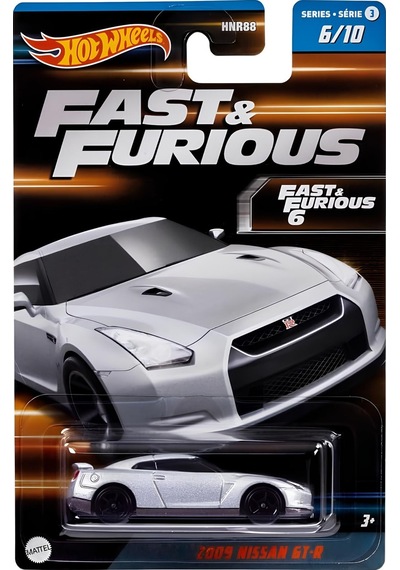 Hot Wheels Fast & Furious Temalı Arabalar 2009 Nıssan Gt-r Hn