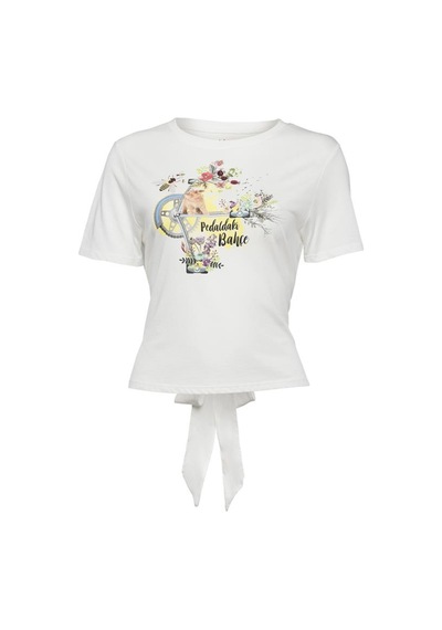 Biggdesign Nature Pedaldaki Bahçe Kadın T-shirt 001