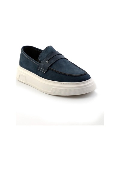 Bambi Kot Leather Erkek Loafer Ayakkabı E01080107501 Kot