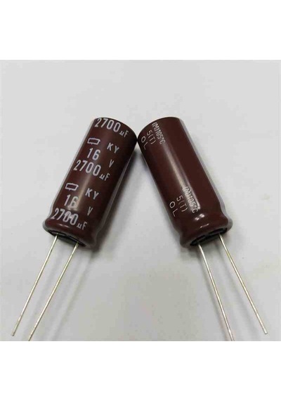 Ky16vb2700m 2700mf 16v 12.5x30mm 105 Nippon Elko Kondansatör 31 Adet