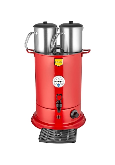 Remta 2 Demlikli Elite Çay Makinesi 18 Lt-kırmızı