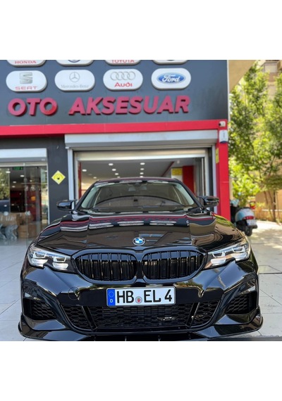 Bmw G20 3 Serisi Batman Yarasa Piano Black Abs Plastik Ayna Kapağı