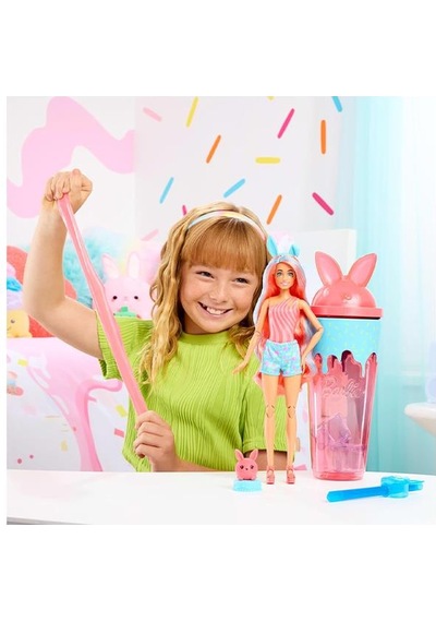 Barbie Pop Reveal Shake Serisi Turuncu Tavşan Jcn87