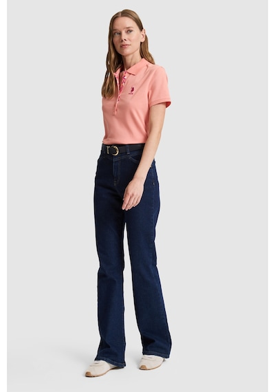 U.s. Polo Assn. Kadın Mercan Tişört Basic 50326475-vr204 Coral