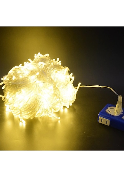 100 Ledli Fişli Led, Dekor Lambası 10m Günışığı Yılbaşı Ağacı Işığı Süsleme Youtuber Genç Odası Günışığı