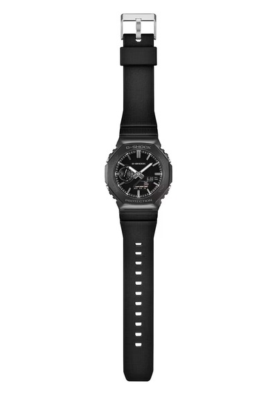 G-shock G-steel 2100 Series Luxe Black 44.4 Mm Quartz Saat Gm-210 Siyah
