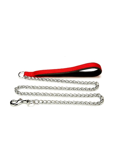 Doggie Konfor Dokuma Saplı Zincir Gezdirme 2.5x110-Cm Red Kırmızı