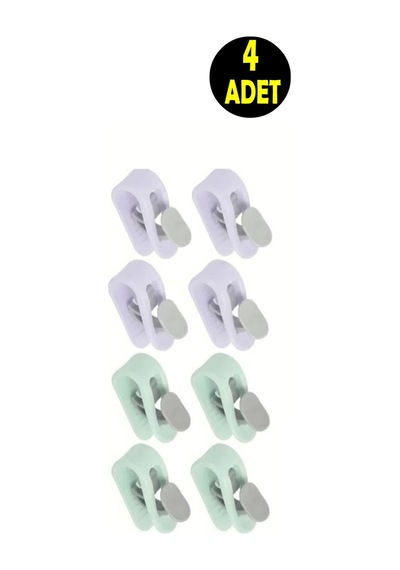 4 Adet Yorgan Nevresim Sabitleme Çarşaf Perde Tül Sabitleyici Tutucu Organizer Klips Aparat Plastik Diğer
