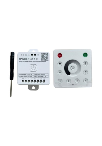Sp630e Duvar Tipi Tek Renk Pixel Şerit Kontrol 12-24 Volt