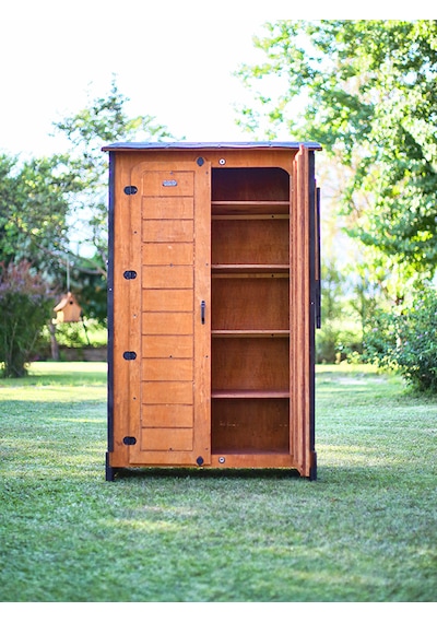 Mandu Ahşap Slim Maxi Depolama Dolabı Ahşap