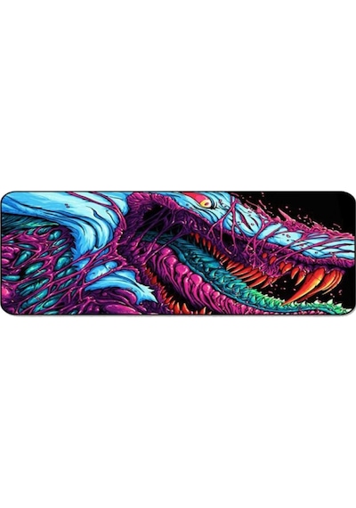 Sge Teknoloji Hyp 85x34 Cm Speed Kaymaz Taban Dikişli Mouse Pad Oyuncu Gamer