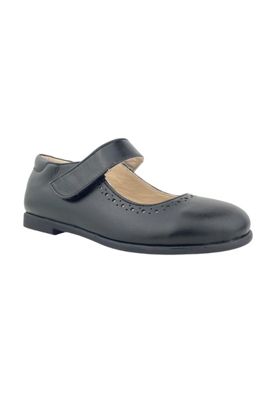 Retro Çocuk Okul Ayakkabısı Siyah Siyah