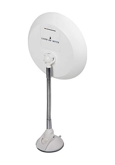 Land Of Myth - Şerit Led Işıklı Banyo Makyaj-tıraş Aynası, 10x Hd Beyaz