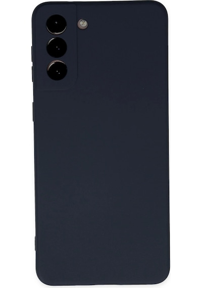 Newface - 754 - Samsung Galaxy Uyumlu  S21 Plus Kılıf Nano İçi Kadife Silikon - Ece-umay - - Lacivert