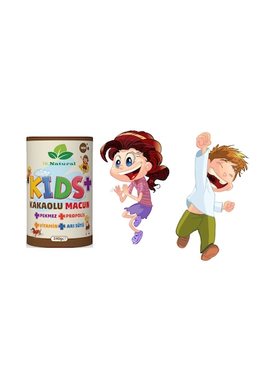 Dr. Natural Kakao Arı Sütü Propolis Pekmez ve Vitamin Çocuk Macunu 240 G