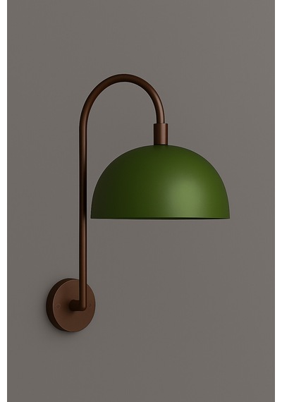 Verde Arc Aplik Duvar Lambası Haki