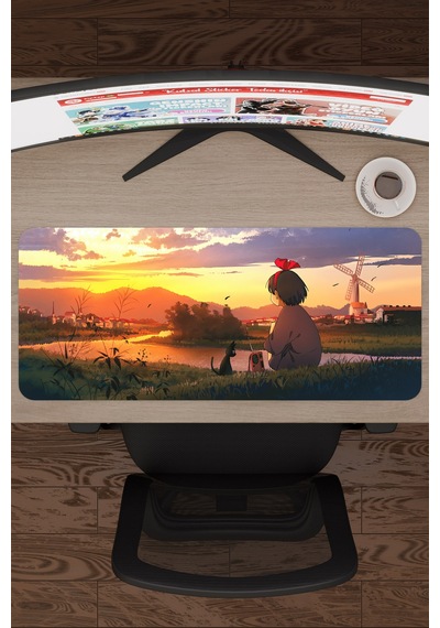 Kiki's Delivery Service Anime V3 - 70x30 Xl Gaming Kauçuk Kaymaz Taban Mouse Pad Fare Altlığı