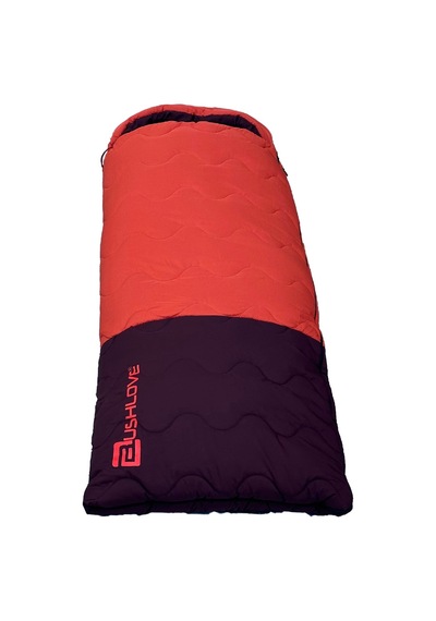 Bushlove Cotton -20 Derece Xxl Geniş Uyku Tulumu Turuncu Bordo bushcottonturuncubordo Çok Renkli