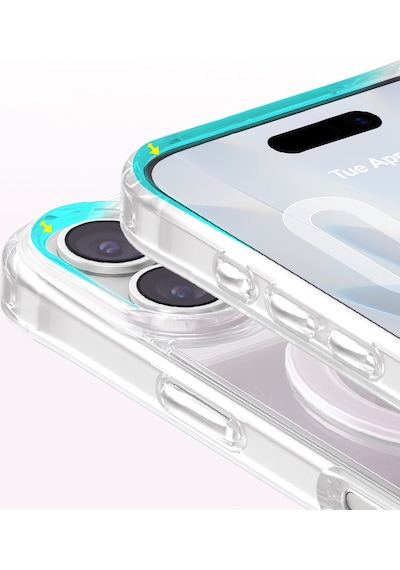İphone 17 Uyumlu Kılıf M-safe Şarj Özellikli Zore Paris Mova Sert Pc Kapak Pembe