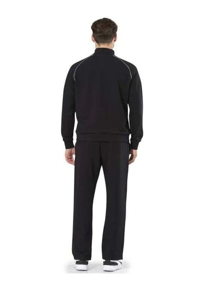 Pierre Cardin 7055 Erkek Uzun Kollu Dik Yaka Eşofman Takımı-siyah Siyah