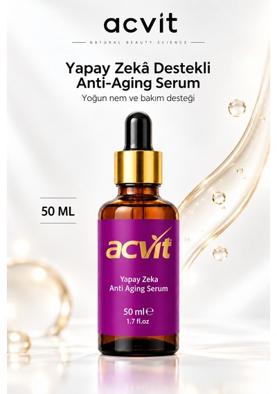 Yapay Zeka Destekli Anti Aging Serum 50 ML