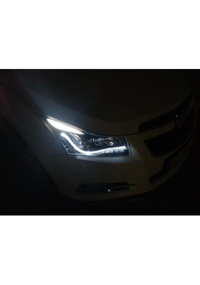 Cruze Kaşlı Bi Xenon Far Seti Sağ Sol