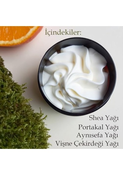El Yapımı 100ml Shea Yağı Butter Vişne Çekirdeği Portakal Aynısefa Yağı