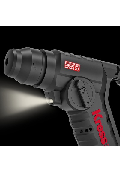 Kress Kuc50.2 20volt/4.0ah. Li-ion Çift Akülü Kömürsüz 1.7j Profesyonel Sds-plus Pnömatik Şarjlı Matkap + 10mm Mandren