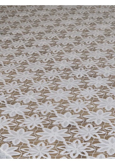 Ithal Pvc Muşamba - Desenli Silinebilir Masa Örtüsü 07nl10d Beyaz