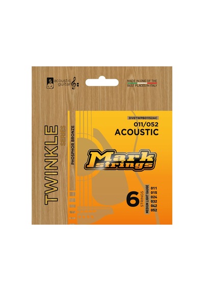 Mark Strings Twinkle Phosphor Bronze 11-52 Akustik Gitar Teli