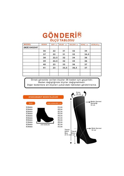 Gönderir Kadın Kahverengi İnce Topuklu Körüklü Hakiki Deri Çizme Gkzc13452547