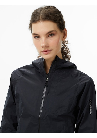 Salomon Bonatti Waterproof Kadın Siyah Yağmurluk Lc2128900 2800282