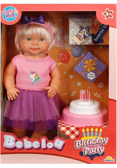 40021 Bebelou Doğum Günü Bebek 40 cm