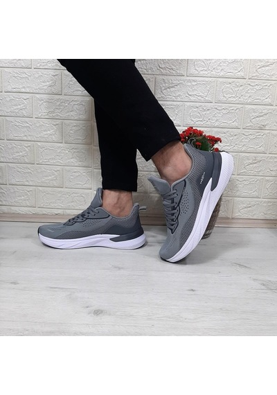 M.p 1603 Gri Renk Rahat Koşu Erkek Spor Ayakkabı 001