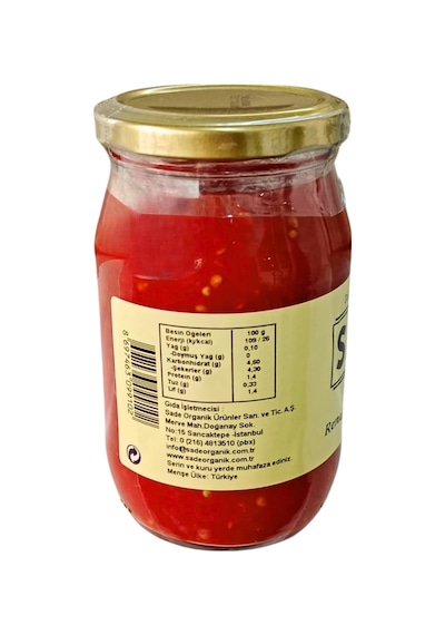 Sade Organik Rendelenmiş Domates 340 Gr 4 Lü Paket 340 G