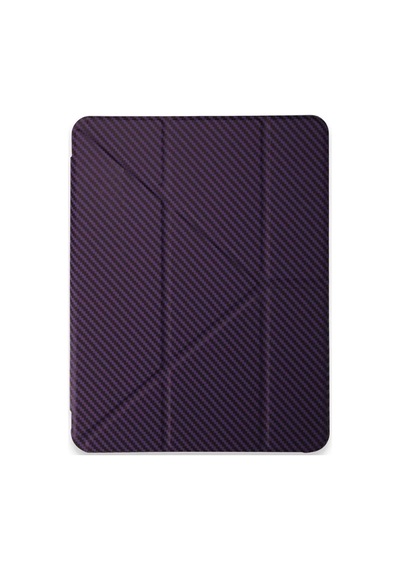 Apple İpad Pro 11 2024 Kılıf Color Karbon Tablet Kılıfı - Derin Mor Diğer