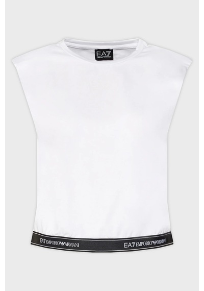 Ea7 Kadın T Shirt 3dtt22 Tj6sz 1100 Beyaz