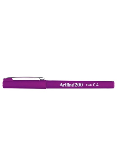 Artline 0.4 Mm Mor 200 Fineliner Kalem