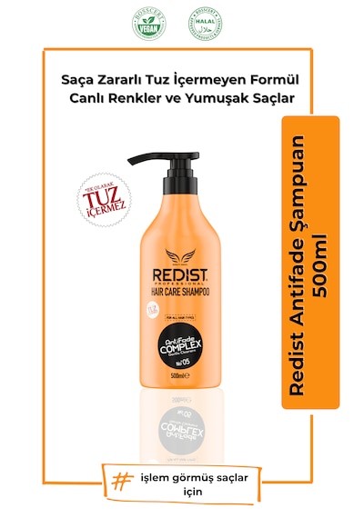 Redist Tuzsuz Şampuan 500 Ml / İşlem Görmüş Saçlar & Hassas Saç Derisi