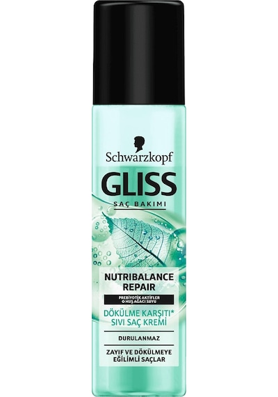 Schwarzkopf Gliss Nutribalance Repair Dökülme Karşıtı Sıvı Saç Kremi 200 ML