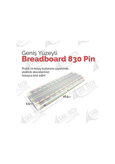 Breadboard 830 Pin Büyük Boy Arduino - PIC