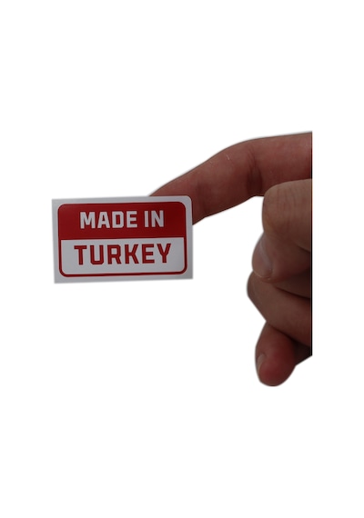 Made İn Turkey Etiketi, 50mm X 30mm 1000 Adet