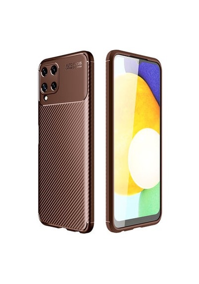 Nihcase Samsung Uyumlu Galaxy M22 Kılıf Texture Negro Silikon Kapak