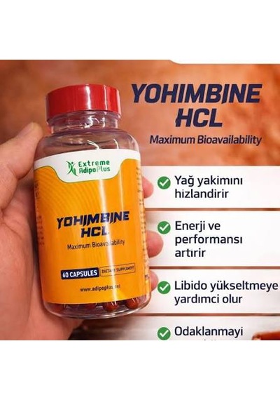 Extreme Adipo Plus Yohimbine Hcl 60 Kapsül Takviye Edici Gıda Aromasız