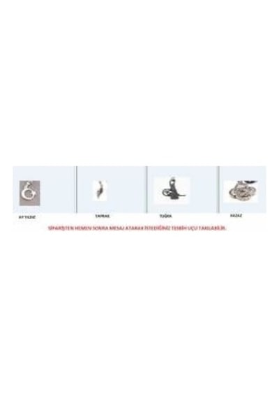 Joydizayn Jd İsme Özel Tuğra Model Arpa Kesim Oltu Tesbih N11.6738