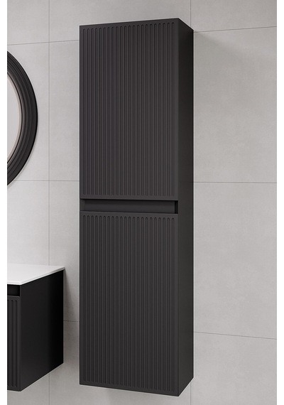 Denko Belgrad 40 Cm Antrasit Banyo Çamaşır Boy Dolabı Antrasit