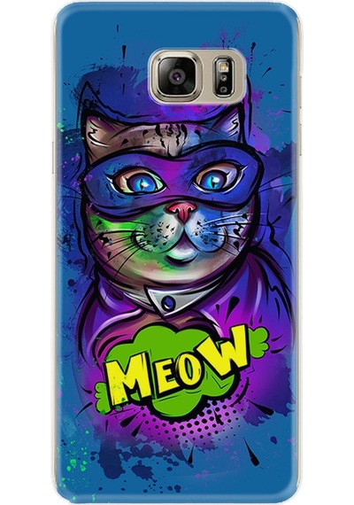 Samsung Uyumlu Galaxy S7 Edge Kılıf Silikon Super Meow 1715